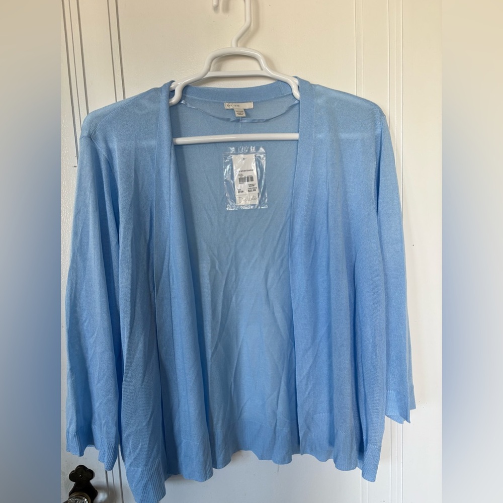 C est 1948 size 26/28W light blue thin sweater, delicate